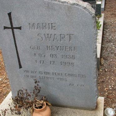 SWART Marie nee HEYNEKE 1938-1998