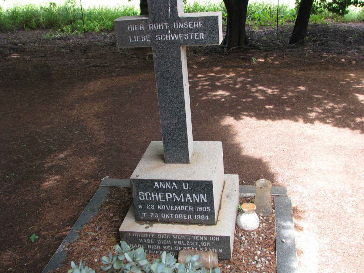 SCHEPMANN Anna D. 1905-1984