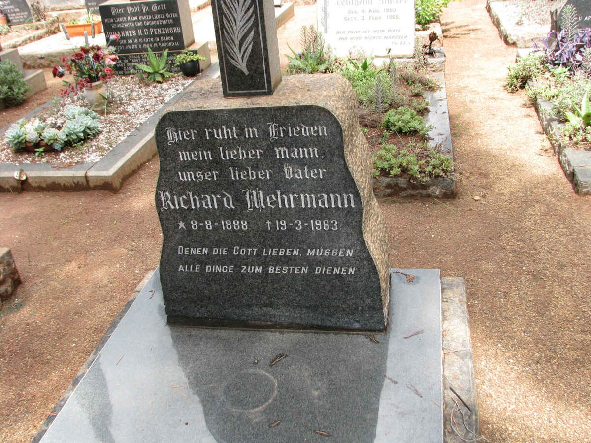 WEHRMANN Richard 1888-1963