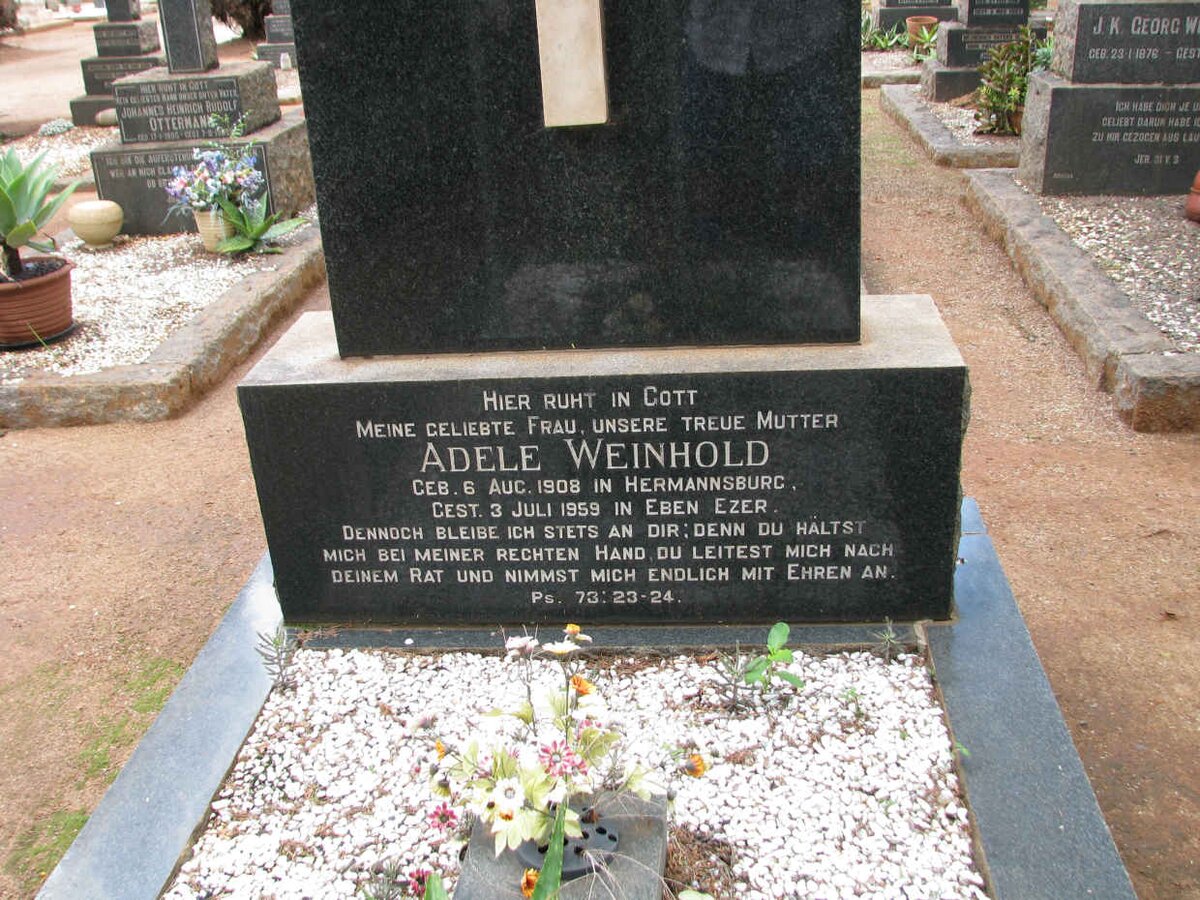 WEINHOLD Adele 1908-1959