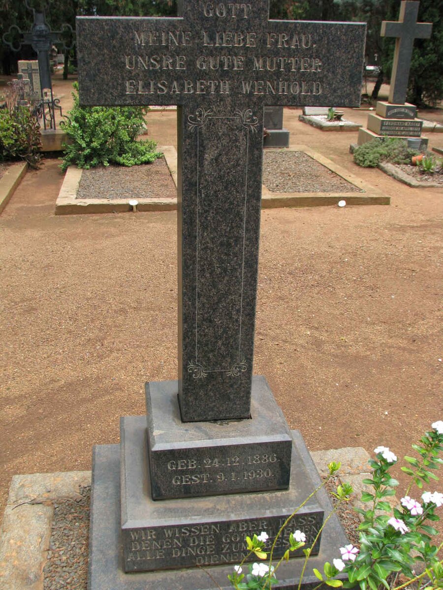 WENHOLD Elisabeth 1886-1930