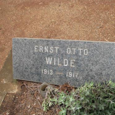 WILDE Ernst Otto 1913-1917