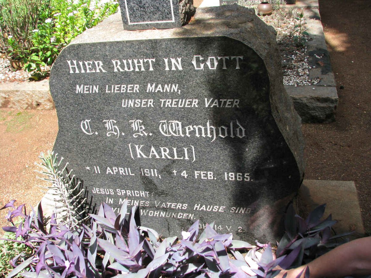 WENHOLD C. J.K. 1911-1965