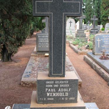 WENHOLD Paul Adolf 1949-1965
