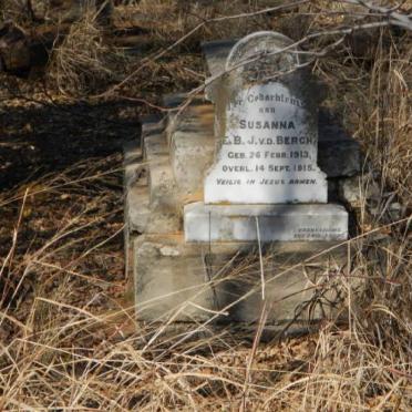 BERGH Susanna E.B.J, v.d. 1913-1915