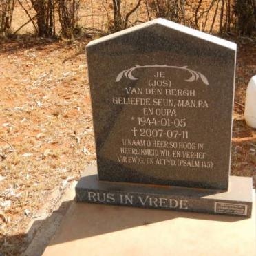 BERGH J.E., van den 1944-2007