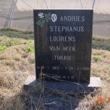 WYK Andries Stephanus Lourens, van 1913-1981