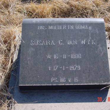 WYK Susara C., van 1888-1979