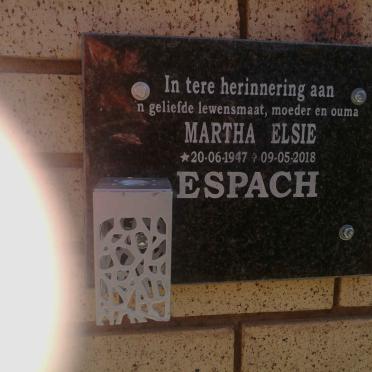 ESPACH Martha Elsie 1947-2018