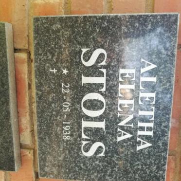 STOLS Aletha Elena 1938-