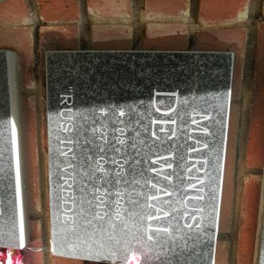 WAAL Marnus, de 1986-2010