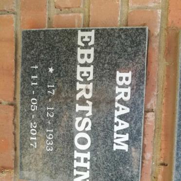 EBERTSOHN Braam 1933-2017