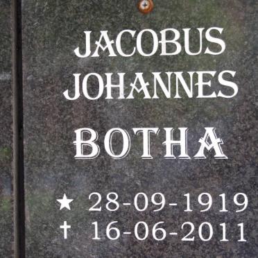 BOTHA Jacobus Johannes 1919-2011