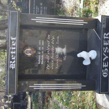 GEYSER Retief 1971-2007