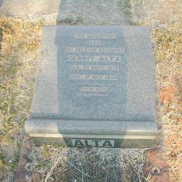 ALTA Gerrit 1872-1944