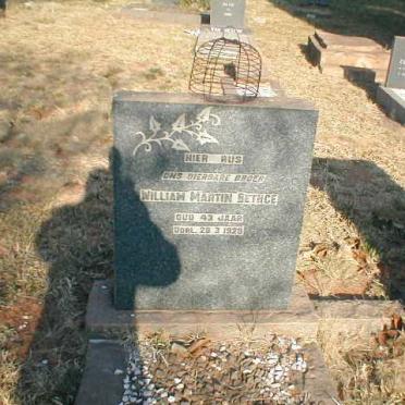 BETHGE William Martin 1883-1928