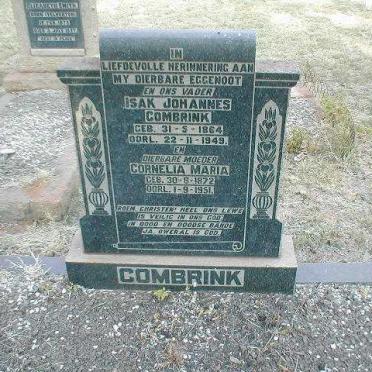 COMBRINK Isak Johannes 1864-1949 &amp; Cornelia Maria 1872-1951