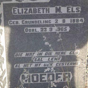 ELS Elizabeth M. nee GRUNDELING 1884-1965