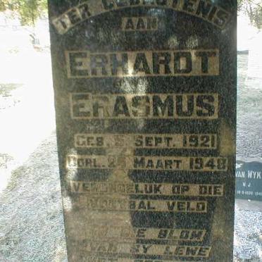 ERASMUS Erhardt 1921-1948