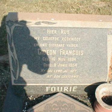 FOURIE Gideon Francois 1884-1954