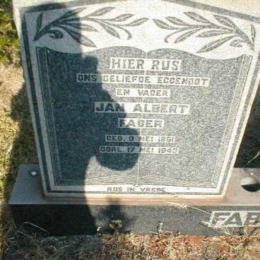 FABER Jan Albert 1891-1943