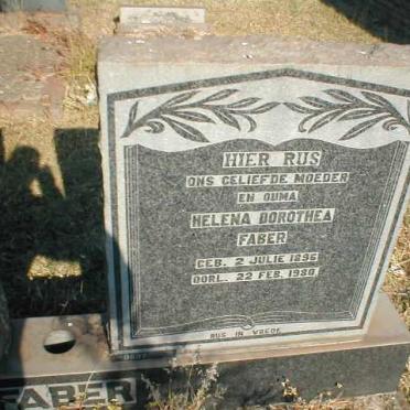 FABER Jan Albert 1891-1943 &amp; Helena Dorothea 1895-1980