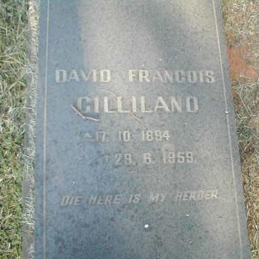 GILLILAND David Francois 1894-1959