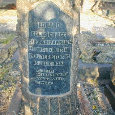 GOLDSCHAGG Eduard 1874-1935