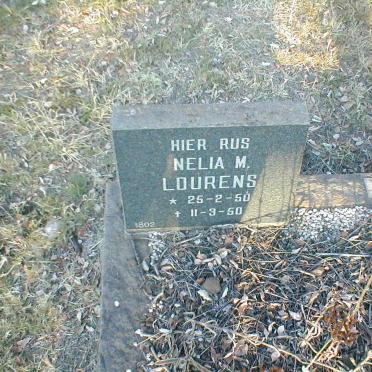 LOURENS Nelia M. 1950-1950