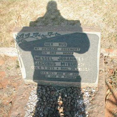 MYBURGH Wessel Johannes Jacobus 1873-1954