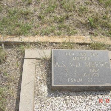 MERWE A.S., v.d. 1884-1971