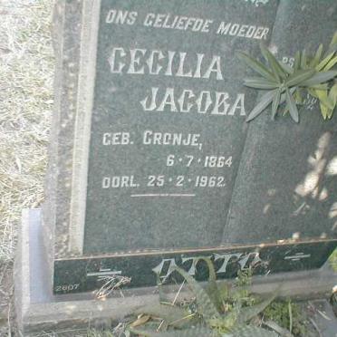 OTTO Cecilia Jacoba nee CRONJE 1864-1962