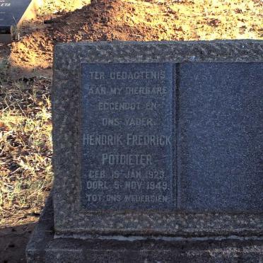 POTGIETER Hendrik Fredrick 1923-1949