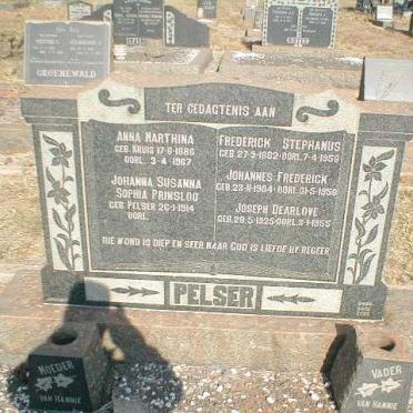 PELSER ::  KRUIS :: PRINSLOO