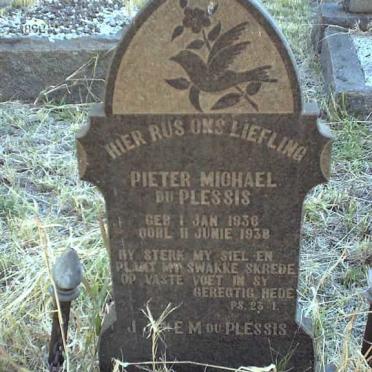 PLESSIS Pieter Michael, du 1936-1938