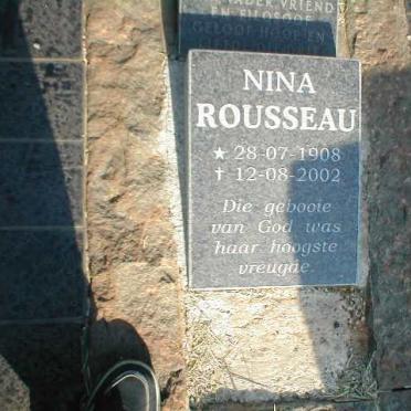 ROUSSEAU Nina 1908-2002