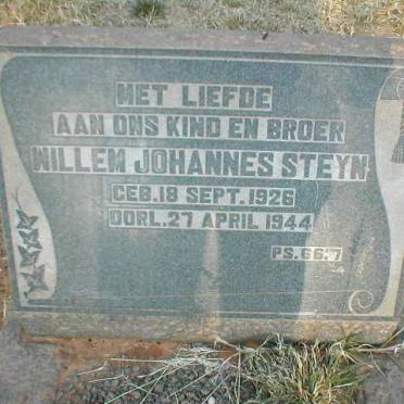 STEYN Willem Johannes 1926-1944