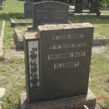 SLABBERT Rosamond Mary