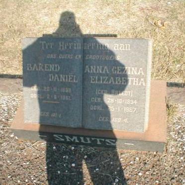 SMUTS Barend Daniel 1888-1961 &amp; Anna Gezina Elizabetha BREEDT 1894-1967