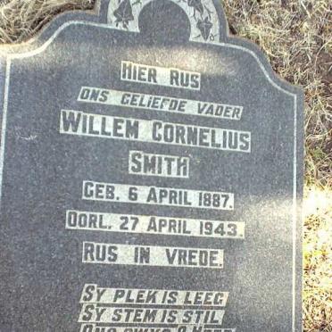 SMITH Willem Cornelius 1887-1943