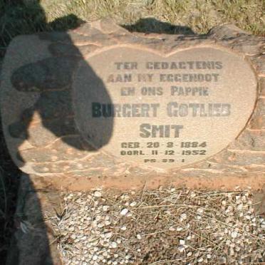 SMIT Burgert Gotlieb 1884-1952