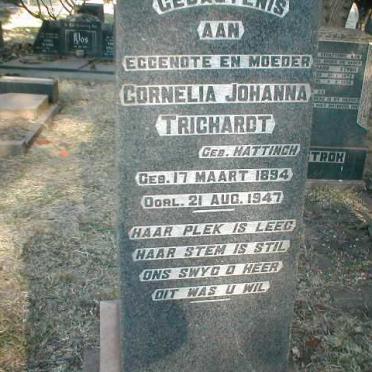 TRICHARDT Cornelia Johanna nee HATTINGH 1894-1947