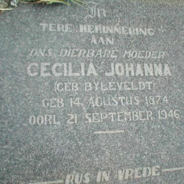 ? Cecilia Johanna nee BYLEVELDT 1874-1946