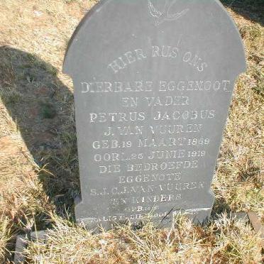 VUUREN Petrus Jacobus J. van 1869-1919