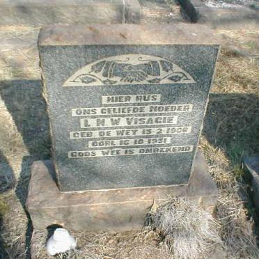VISAGIE L.N.W. nee DE WET 1906-1951