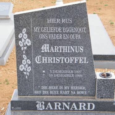 BARNARD Marthinus Christoffel 1927-1998