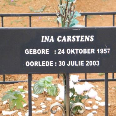 CARSTENS Ina 1957-2003