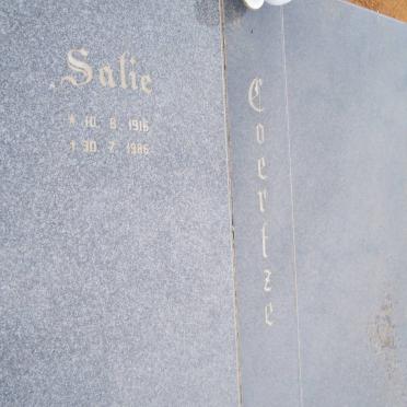COERTZE Salie 1916-1986
