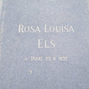 ELS Rosa Louisa nee FICK 1932-