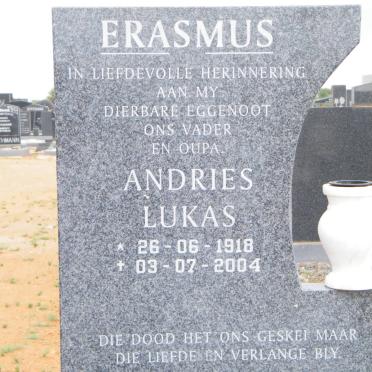 ERASMUS Andries Lukas 1918-2004